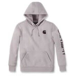 Carhartt Women's Lavender Pullover Hoodie Sweater Cotton Sz XXL (20)